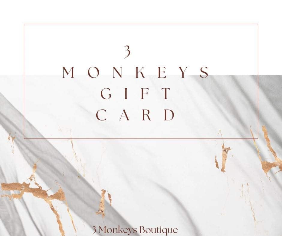 3 Monkey s Gift Card